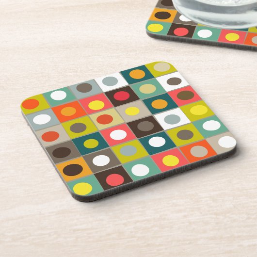 retrofixierte Punkte Untersetzer (Linke Seite)