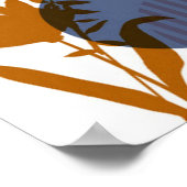 Retrofloral Abstrakt Poster (Ecke)