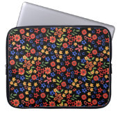 Retrofloral Miniprint Maßgeschneiderter Laptop-Sie Laptopschutzhülle (Vorderseite)
