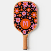 Retrofloral Personalisiert Pickleball Schläger (Rückseite)