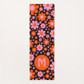 Retrofloral Personalisiert Yogamatte (Vorderseite)