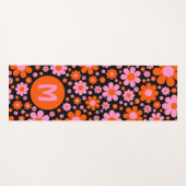 Retrofloral Personalisiert Yogamatte (Vorderseite (Horizontal))