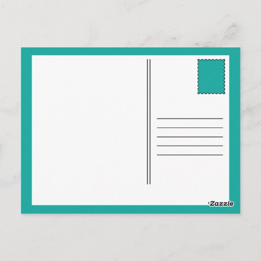 Retroflugzeug Postkarte (Rückseite)