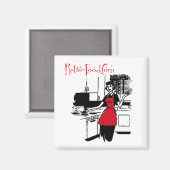 Retrofood-Magnet Magnet (Vorderseite/Rückseite)