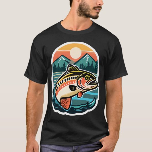 Retroforelle T-Shirt (Vorderseite)