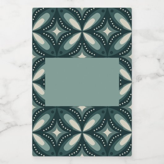 Retroformen Lebensmitteletikett (Einzelnes Label)