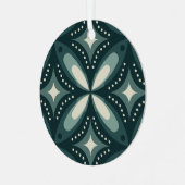 Retroformen Ornament Aus Metall (Vorderseite links)