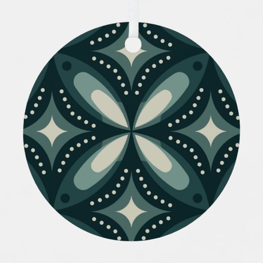 Retroformen Ornament Aus Metall (Vorderseite)