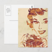 Retrofotograf Postkarte (Vorne/Hinten)