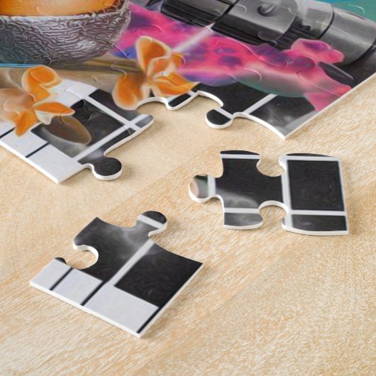 Retrofuturismus, Sci-Fi-Frau Puzzle (Seite)