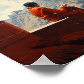 Retrofuturismus SciFi 70er Poster (Ecke)