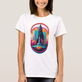 Retrofuturismus - Vintag Meetings Future Art Print T-Shirt