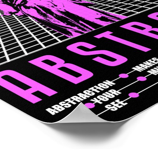 retrofuturistisch Cool Poster (Ecke)