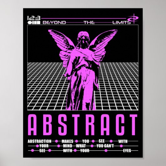 retrofuturistisch Cool Poster (Vorne)