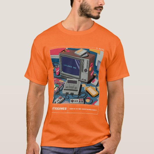 Retrogamer T-Shirt (Vorderseite)