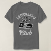 Retrogaming 8bit Controller-Geschenk T-Shirt (Design vorne)