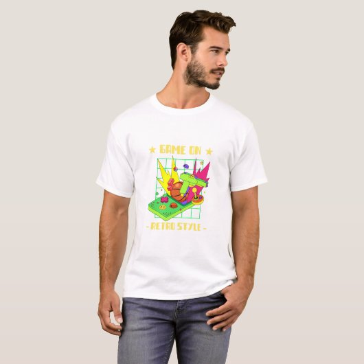 Retrogaming T-Shirt (Vorne ganz)