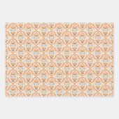 Retrogarten der 70er Jahre | Geschenkpapier Set (Vorderseite)