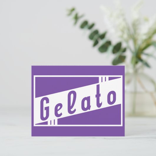 Retrogelato Postkarte (Stehend Vorderseite)