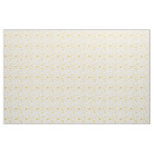 Retrogelb und cremefarbene Muster von Vögeln, Punk Stoff (Yard (91,4 cm))