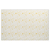 Retrogelb und cremefarbene Muster von Vögeln, Punk Stoff (Fat Quarter (45,7 x 55,9 cm))