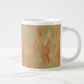 retrogeometrisches Muster 2 Jumbo-Tasse (Rechts)