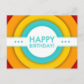 Retroglückstag Postkarte (Vorderseite)