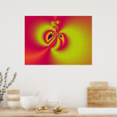 Retrograde Bekleidung Poster (Küche)