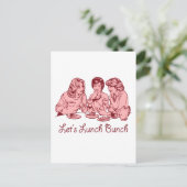 Retrografik des "Lunch Bunch 50" des lassend Postkarte (Stehend Vorderseite)