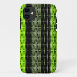 Retrografisches Design aus schwarzem und grünem Ko Case-Mate iPhone Hülle