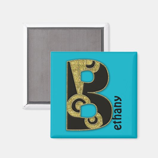 Retrogramm - B Magnet (Vorderseite/Rückseite)