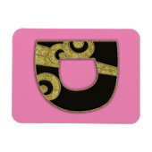 Retrogramm - D Magnet (Horizontal)