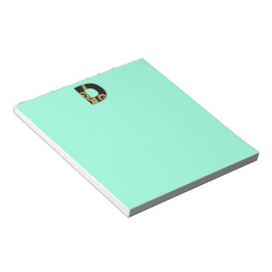 Retrogramm - D Notizblock (angewinkelt)