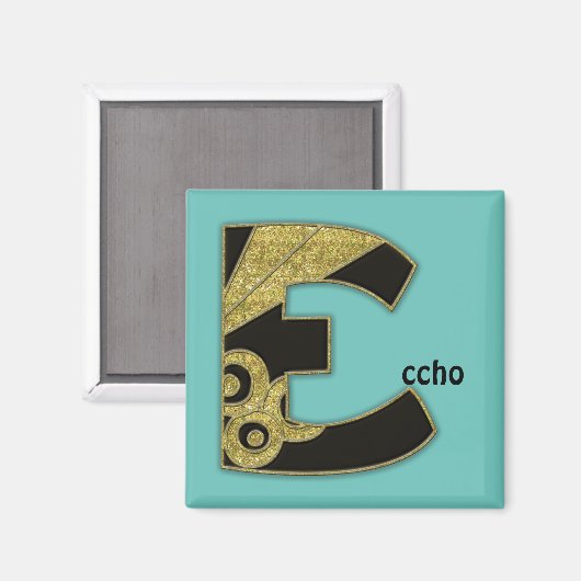 Retrogramm - E Magnet (Vorderseite/Rückseite)