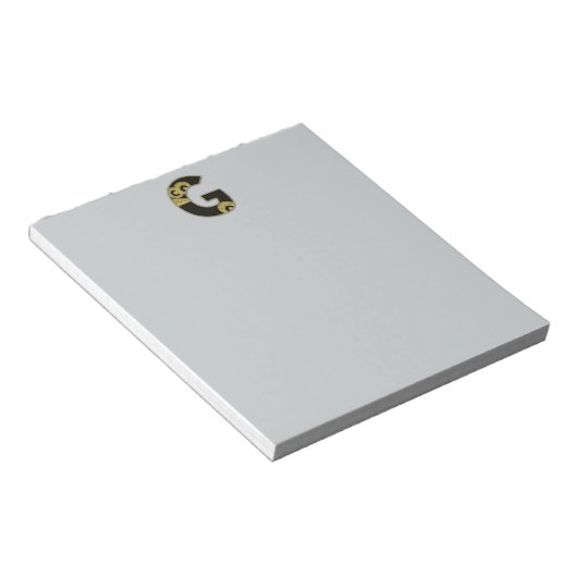 Retrogramm - G Notizblock (angewinkelt)