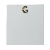 Retrogramm - G Notizblock (Vorderseite)