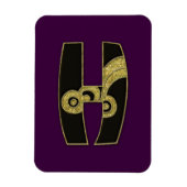 Retrogramm - H Magnet (Vertikal)