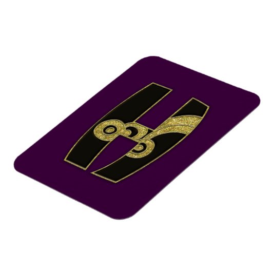 Retrogramm - H Magnet (Linke Seite)