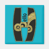 Retrogramm - H Magnet (Vorne)