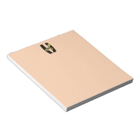 Retrogramm - H Notizblock (angewinkelt)