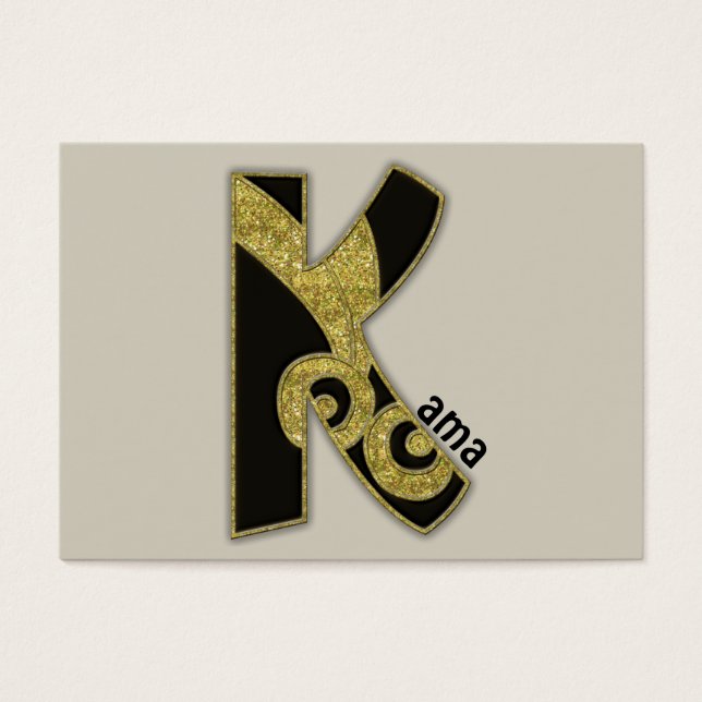 Retrogramm - K (Vorderseite)