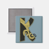 Retrogramm - K Magnet (Vorderseite/Rückseite)