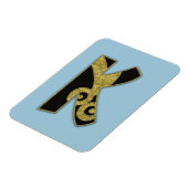 Retrogramm - K Magnet (Linke Seite)