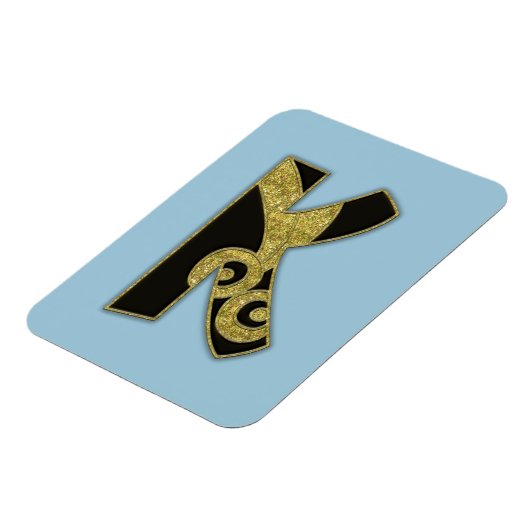 Retrogramm - K Magnet (Linke Seite)