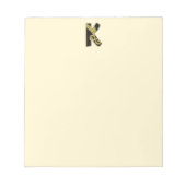 Retrogramm - K Notizblock (Vorderseite)