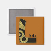 Retrogramm - L Magnet (Vorderseite/Rückseite)