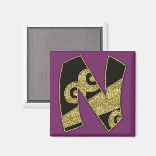 Retrogramm - N Magnet (Vorderseite/Rückseite)