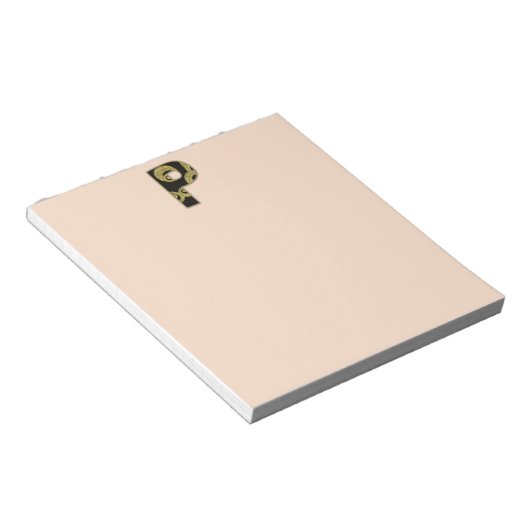 Retrogramm - P Notizblock (angewinkelt)