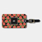 Retrogramm, personalisiert gepäckanhänger (Vorderseite horizontal)