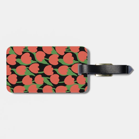 Retrogramm, personalisiert gepäckanhänger (Rückseite horizontal)